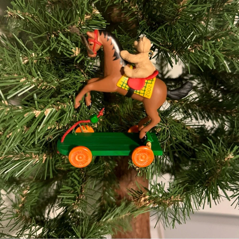 Hallmark Keepsake Ornament ‘A Pony For Christmas’ Bundle of 2  #1 & #5 Boxed